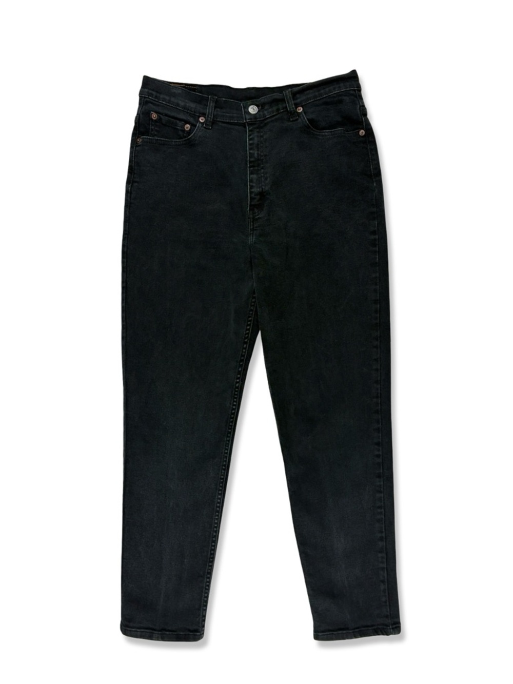 Levi's Vintage 512 Slim Fit Tapered Black High Rise Jeans